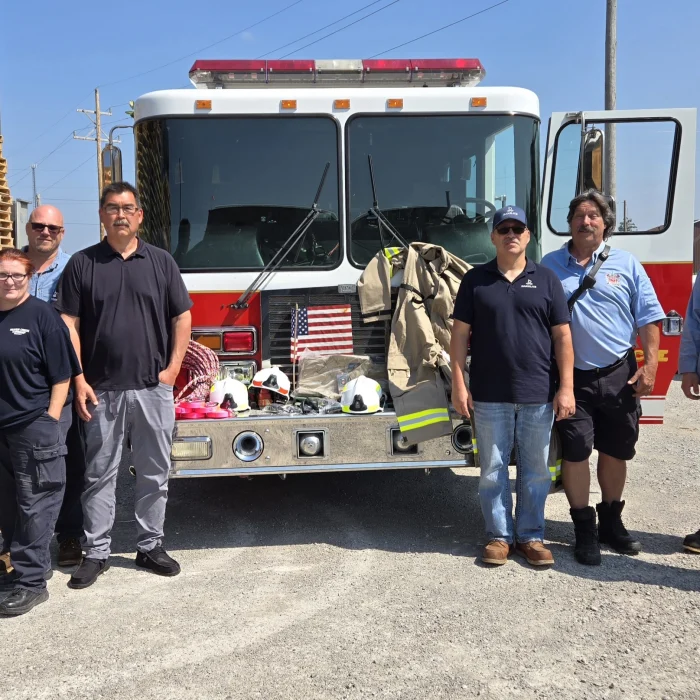 Bakelite’s Beaver Creek Team Donates Life-Saving Equipment to Local Fire Department