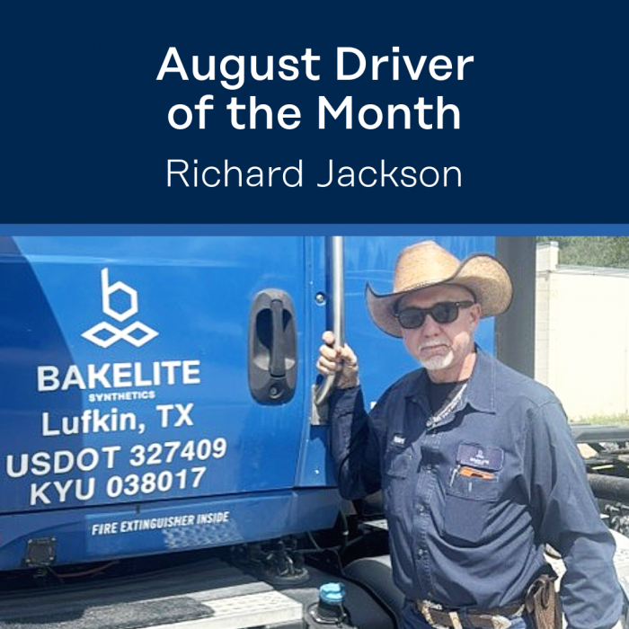 Meet Bakelite’s August 2026 North America Driver of the Month: Richard Jackson