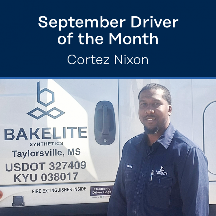 Meet Bakelite’s September 2026 North America Driver of the Month: Cortez Nixon